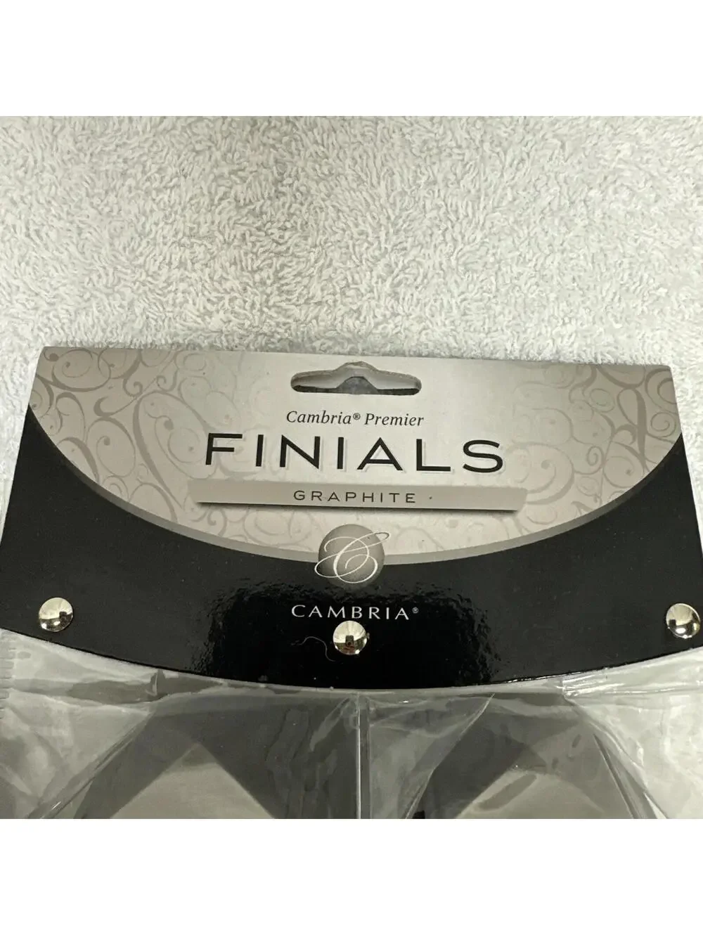 Cambria Premier finals graphite Napoleon Finals 45318 Knob Ends 2 Packs